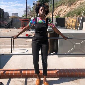 Nooworks Twill Classic Overalls in Black